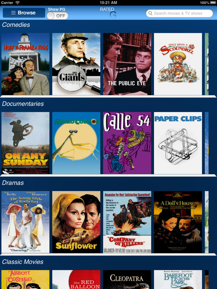 Netflix Mobile App in WBC Software Lab, TamilNadu, Karaikudi, India.